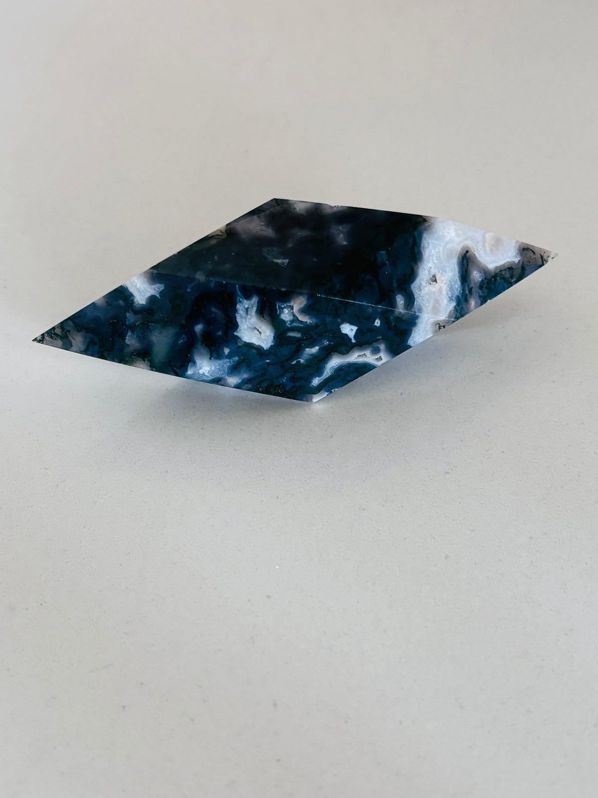 Moss Agate Prism