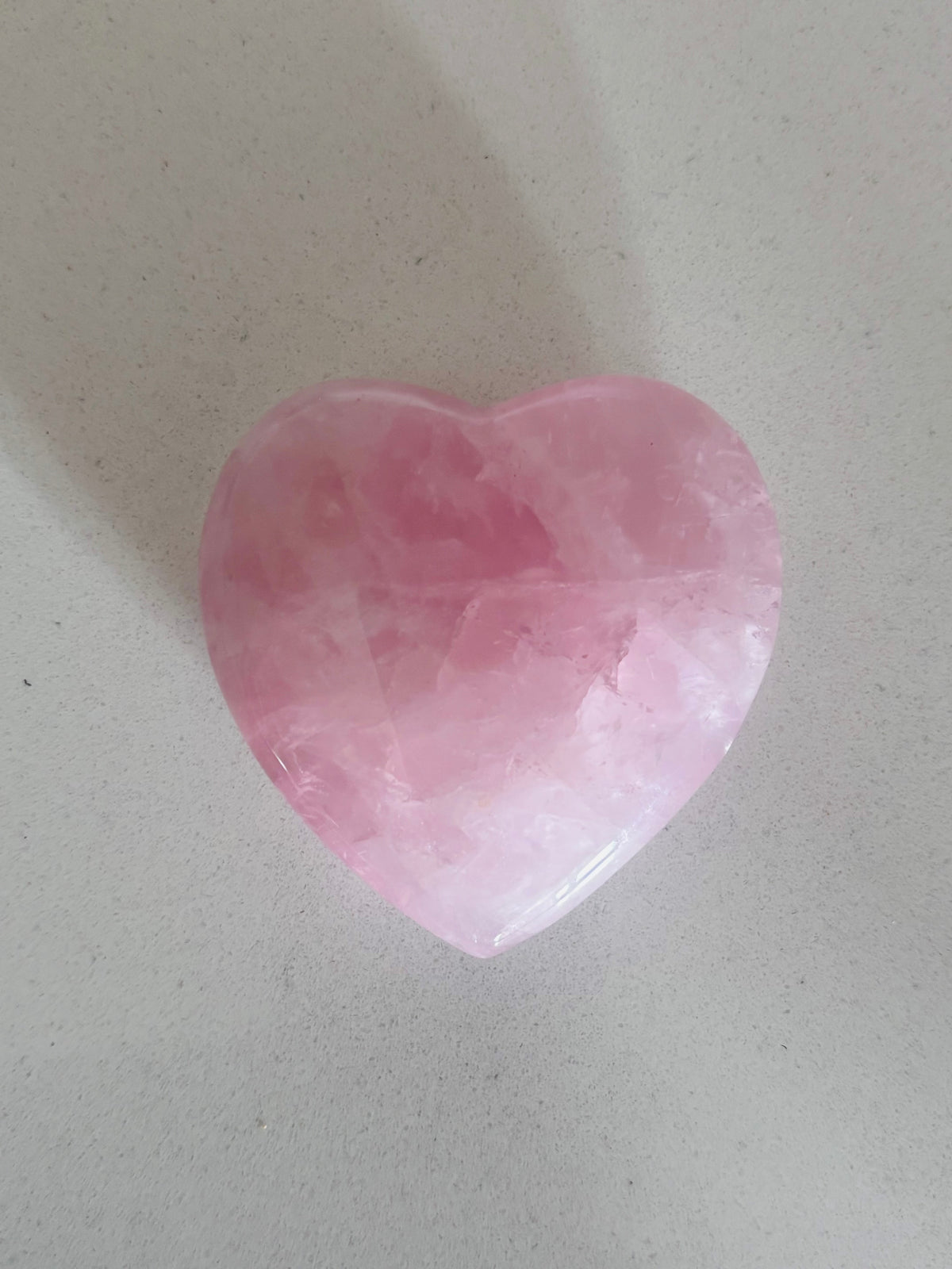 Rose Quartz Heart