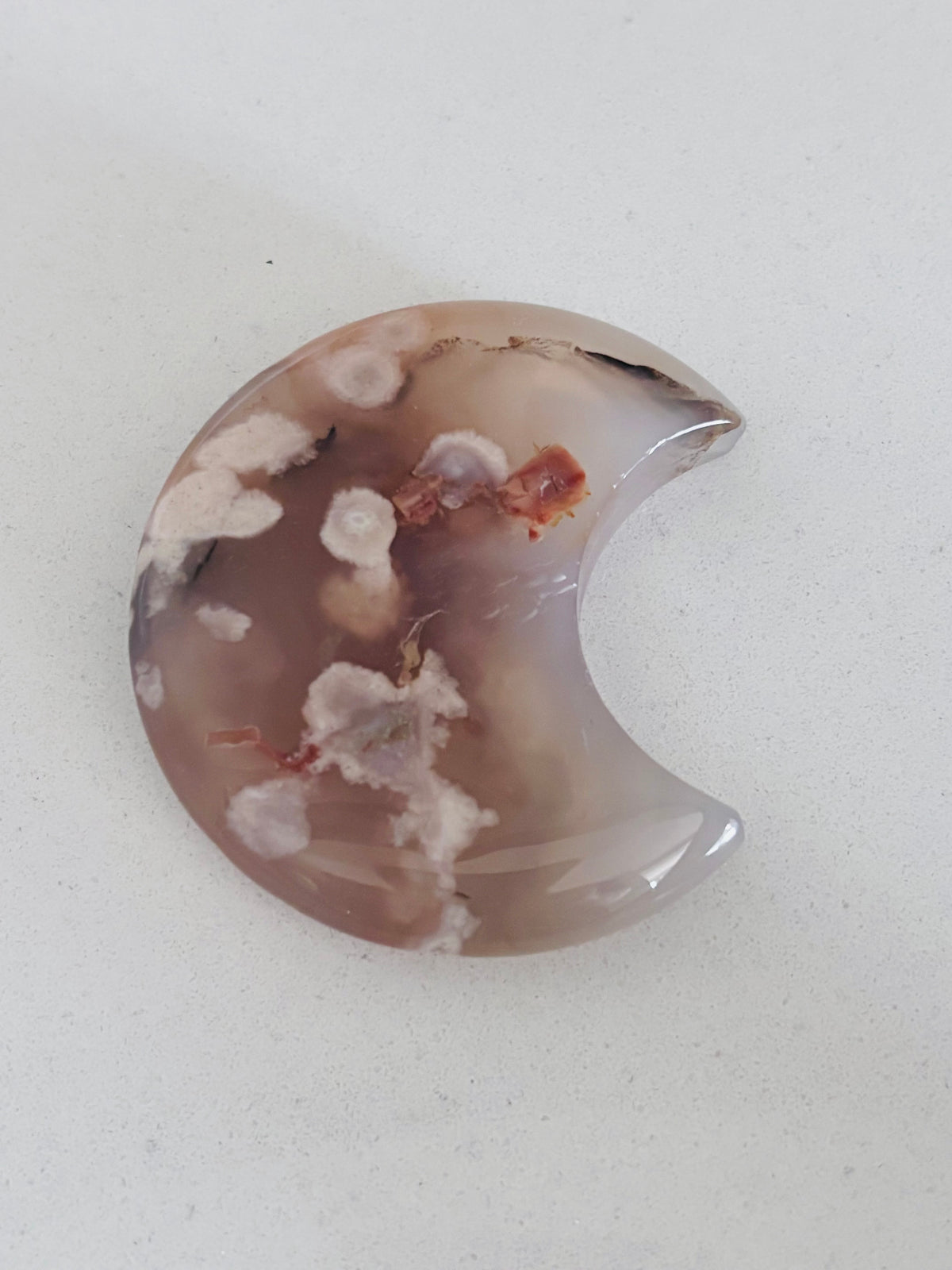 Flower Agate Moon