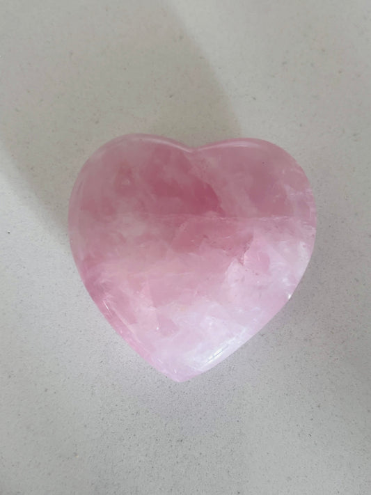 Rose Quartz Heart