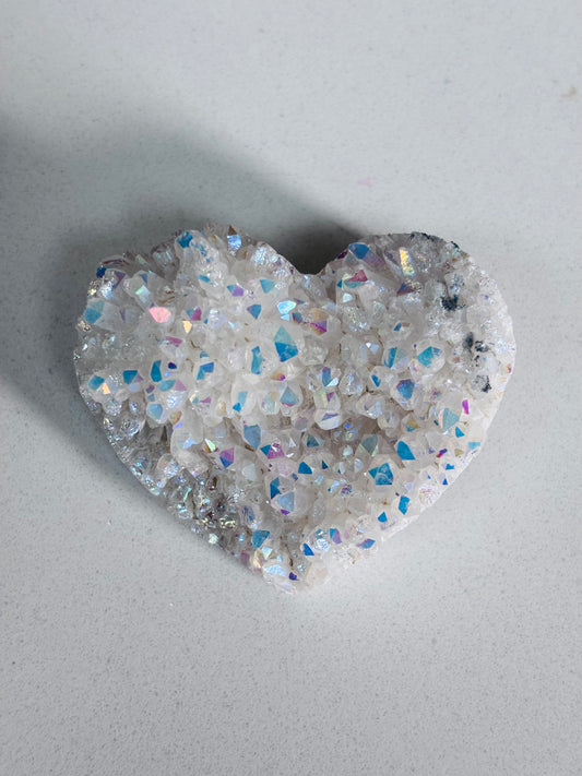 Aura Quartz Heart