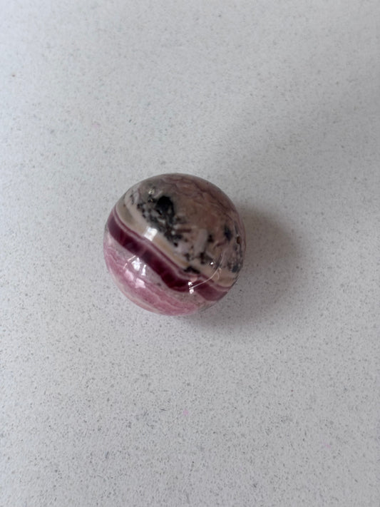 Rhodocrystonite Small Sphere Grade AA