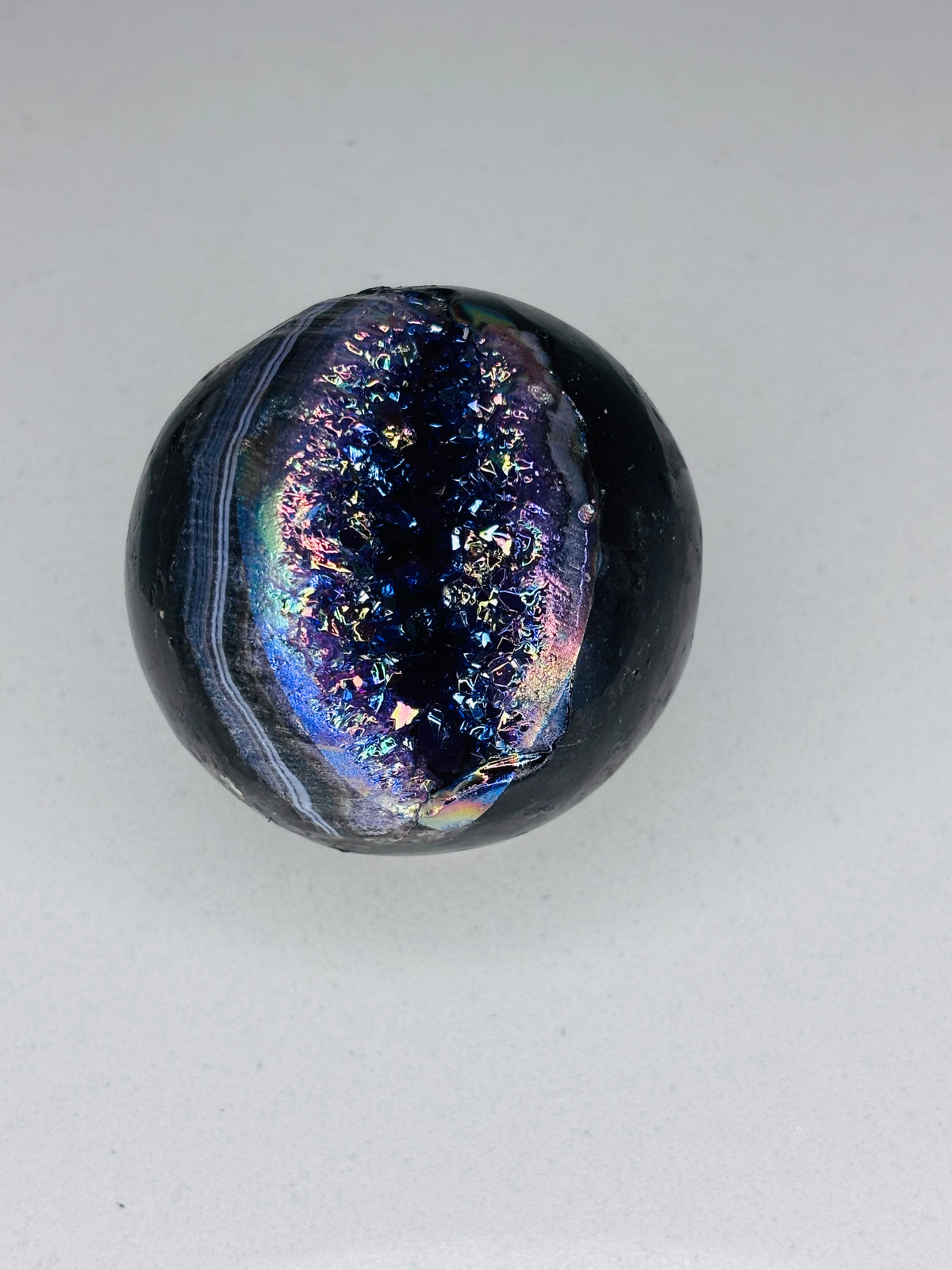 Aura Amethyst Sphere