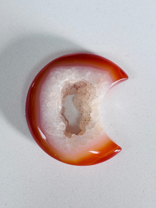 Carnelian Druze Moon