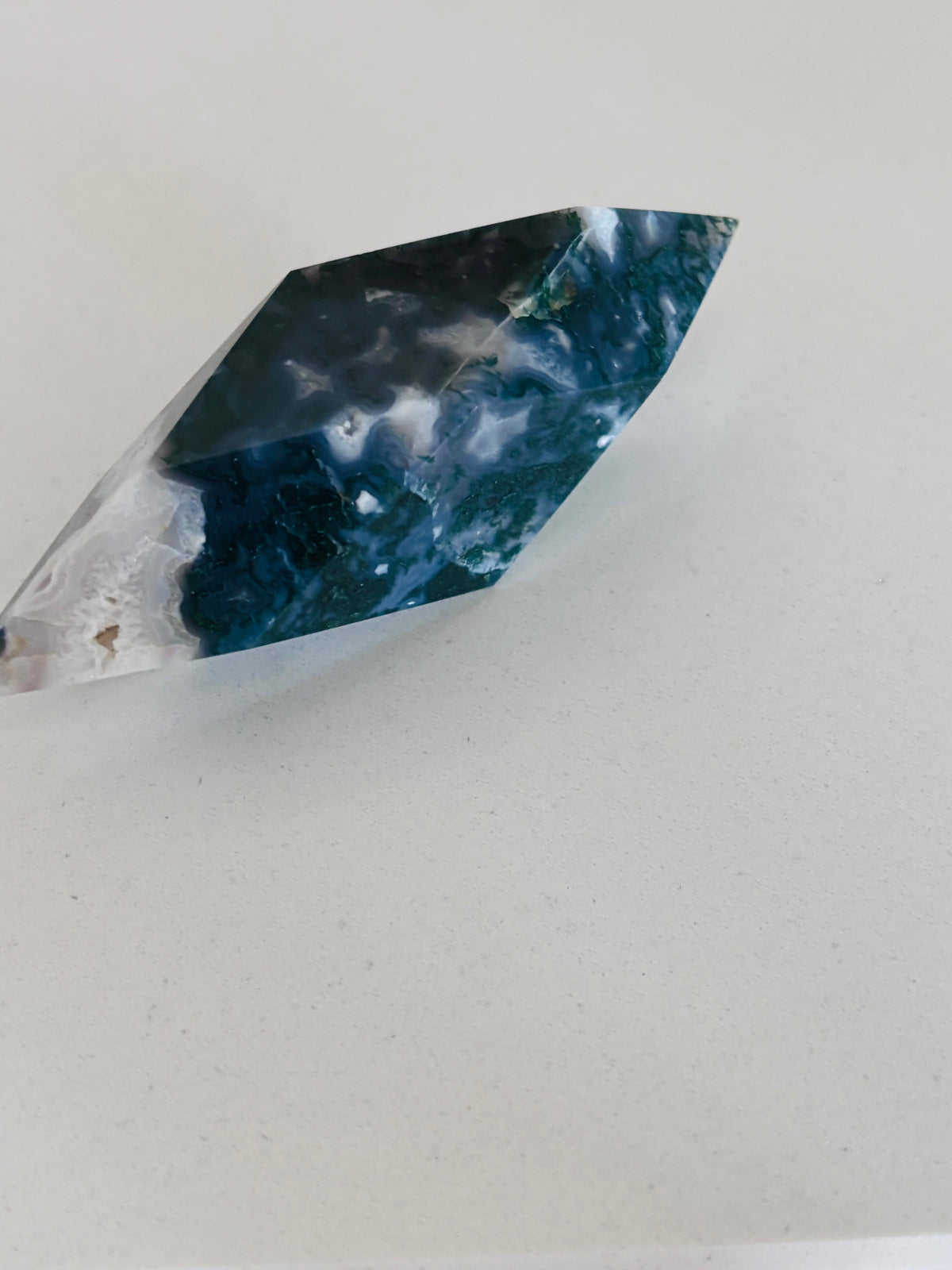 Moss Agate Prism