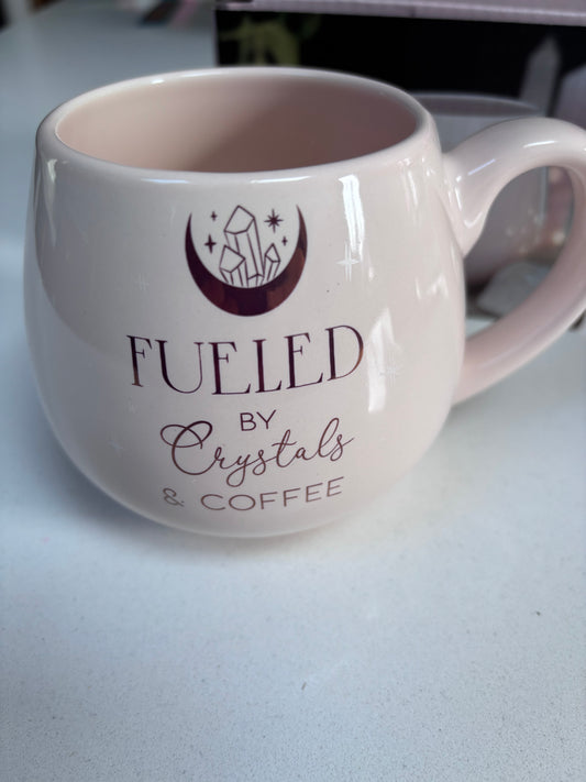 Fuelled by Crystals and Coffee Mug