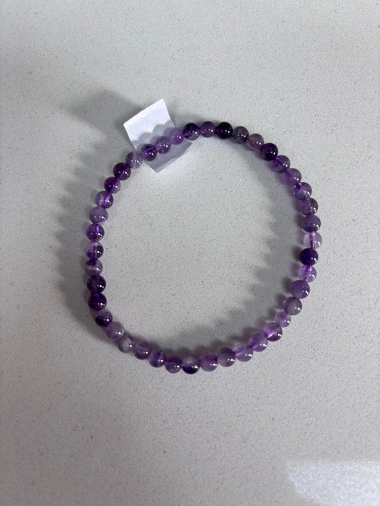 Amethyst 4mm Bracelet
