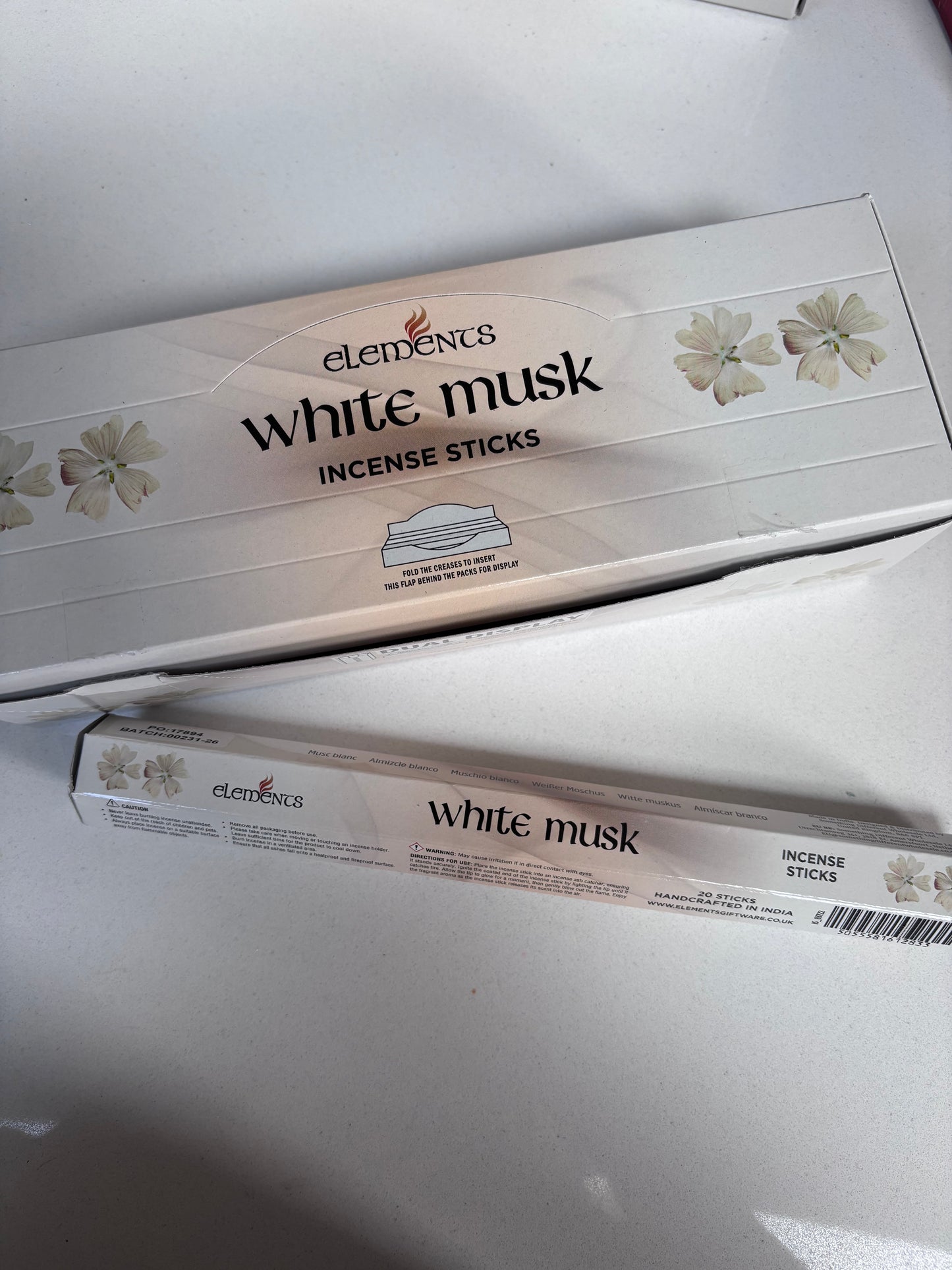 White Musk Incense Sticks