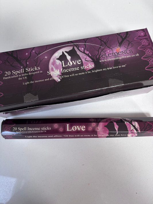 Love Spell Incense Sticks